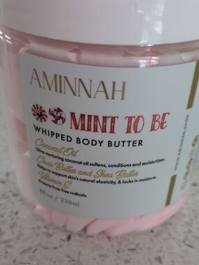 AMINNAH Mint To Be Whipped Body Butter - Pink